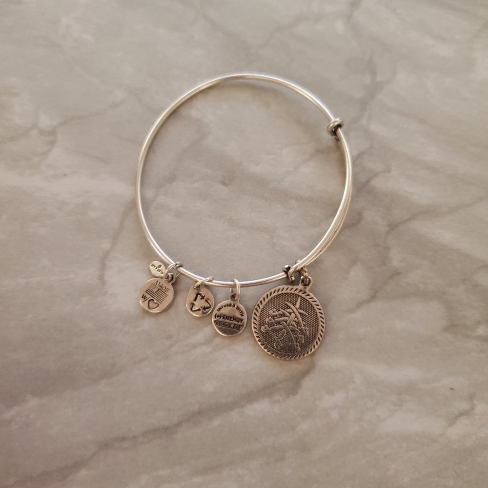 ⚔ Alex and Ani Seven Swords Silver Expandable Bracelet ⚔ - Picture 4 of 5
